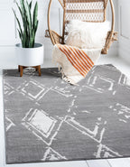 Jakobe - Faded Diamond Pattern Rug